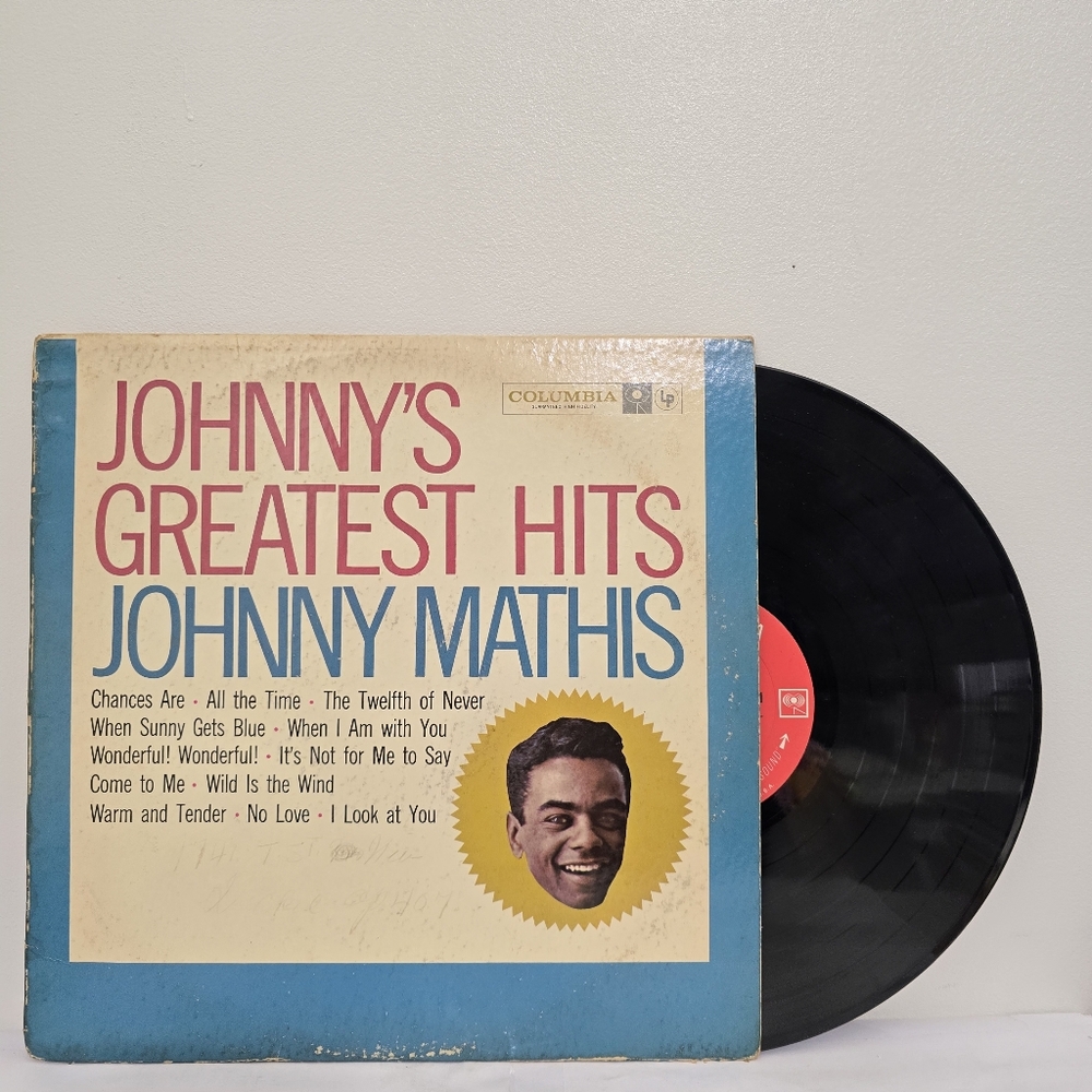 JOHNNY MATHIS Johnny's Greatest Hits‎ 1962 Vinyl LP Columbia CL 1133